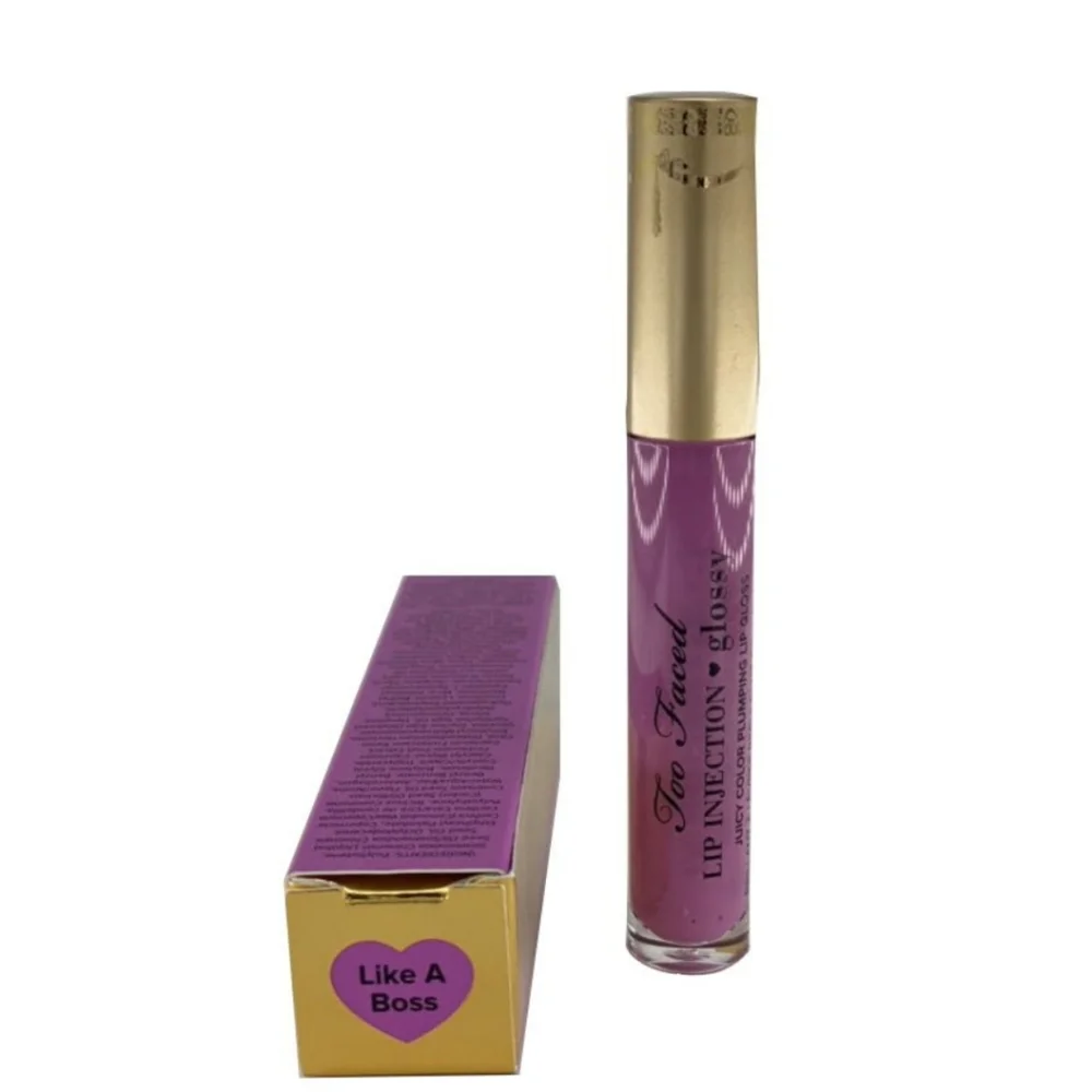 🧚‍♀️LIKE A BOSS Too Faced RARE DISCONTINUED Lip Injection NWOBOX
